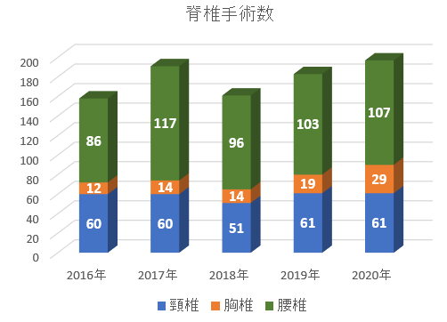 脊椎手術件数 2019syujutu 2